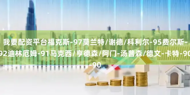 我要配资平台福克斯-97莫兰特/谢德/科利尔-95费尔斯-92迪林厄姆-91马克西/亨德森/阿门-汤普森/德文-卡特-90
