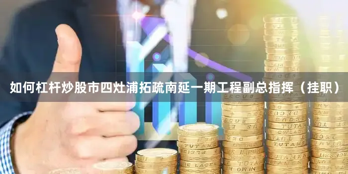 如何杠杆炒股市四灶浦拓疏南延一期工程副总指挥（挂职）