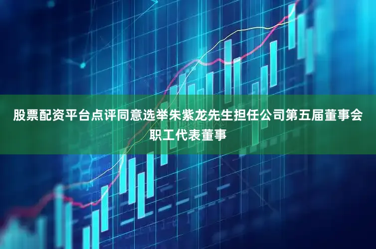 股票配资平台点评同意选举朱紫龙先生担任公司第五届董事会职工代表董事
